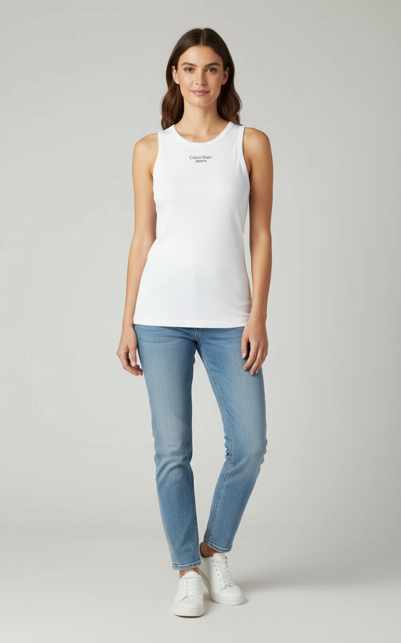 Mannequin portant débardeur Calvin Klein Jeans - face