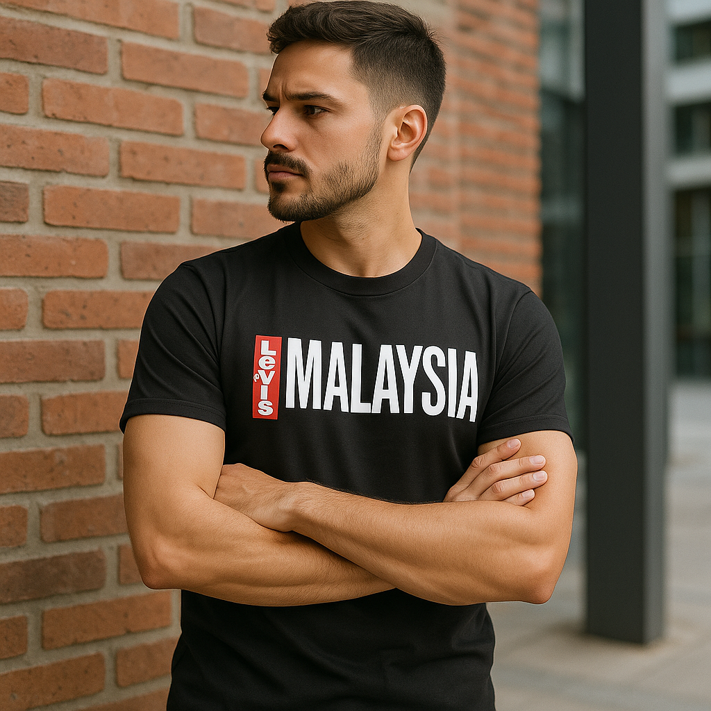 T-shirt Levi's homme série limitée Malaysia taille S édition spéciale