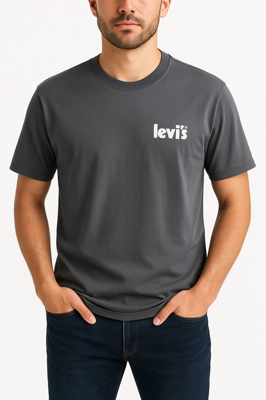 T-shirt Levi's homme relaxed gris taille M coupe décontractée