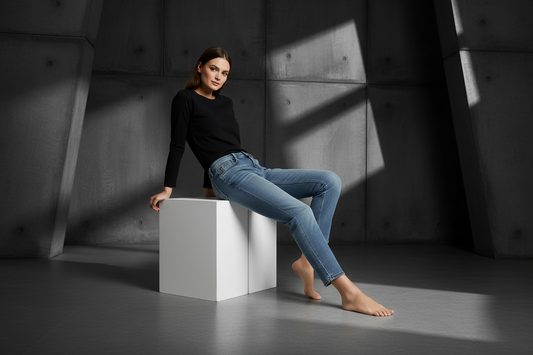 Jean Diesel Belthy-Ankle Femme - Bleu Gris W27 L32 IMPOSE TON STYLL