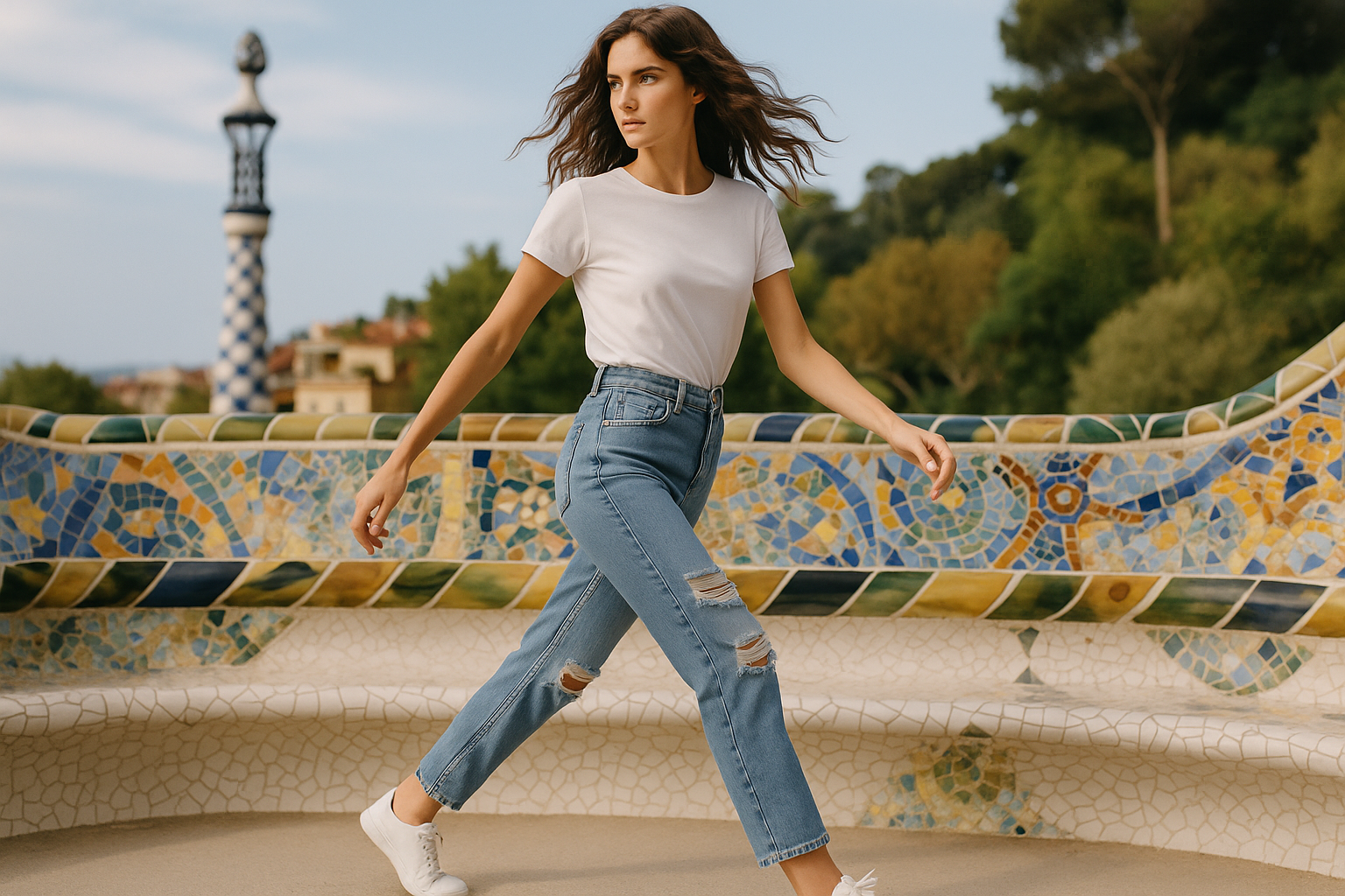 Photo 4 - Pose dynamique en mouvement