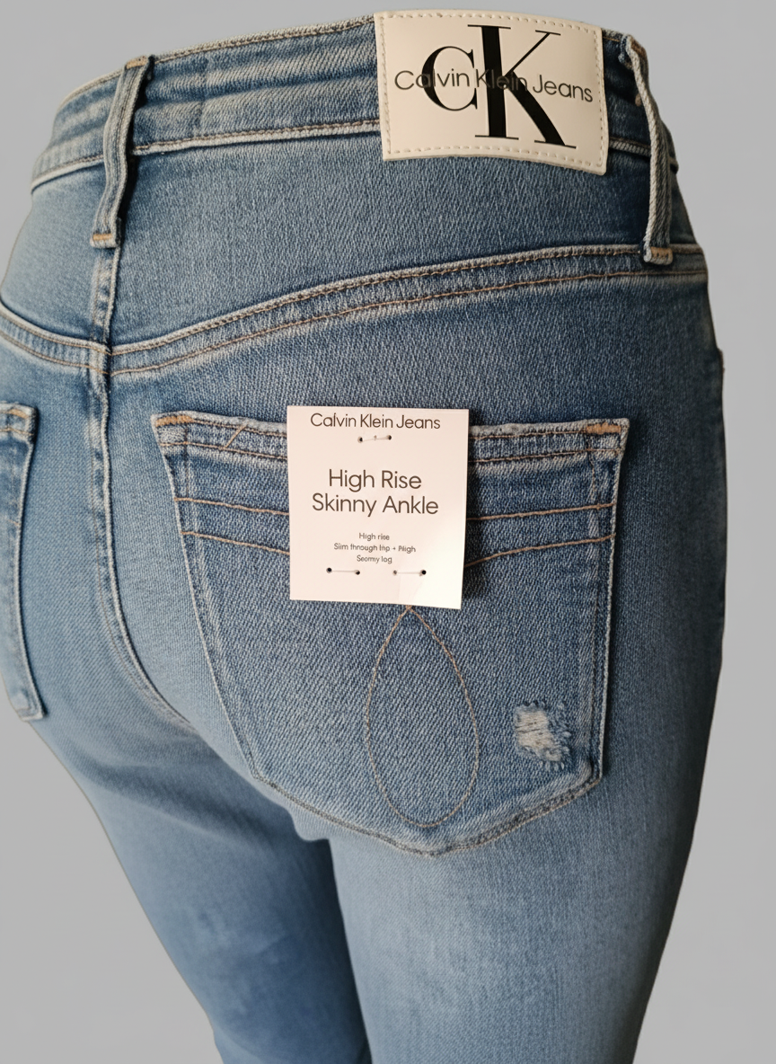 Photo améliorée du jean Calvin Klein vue arrière