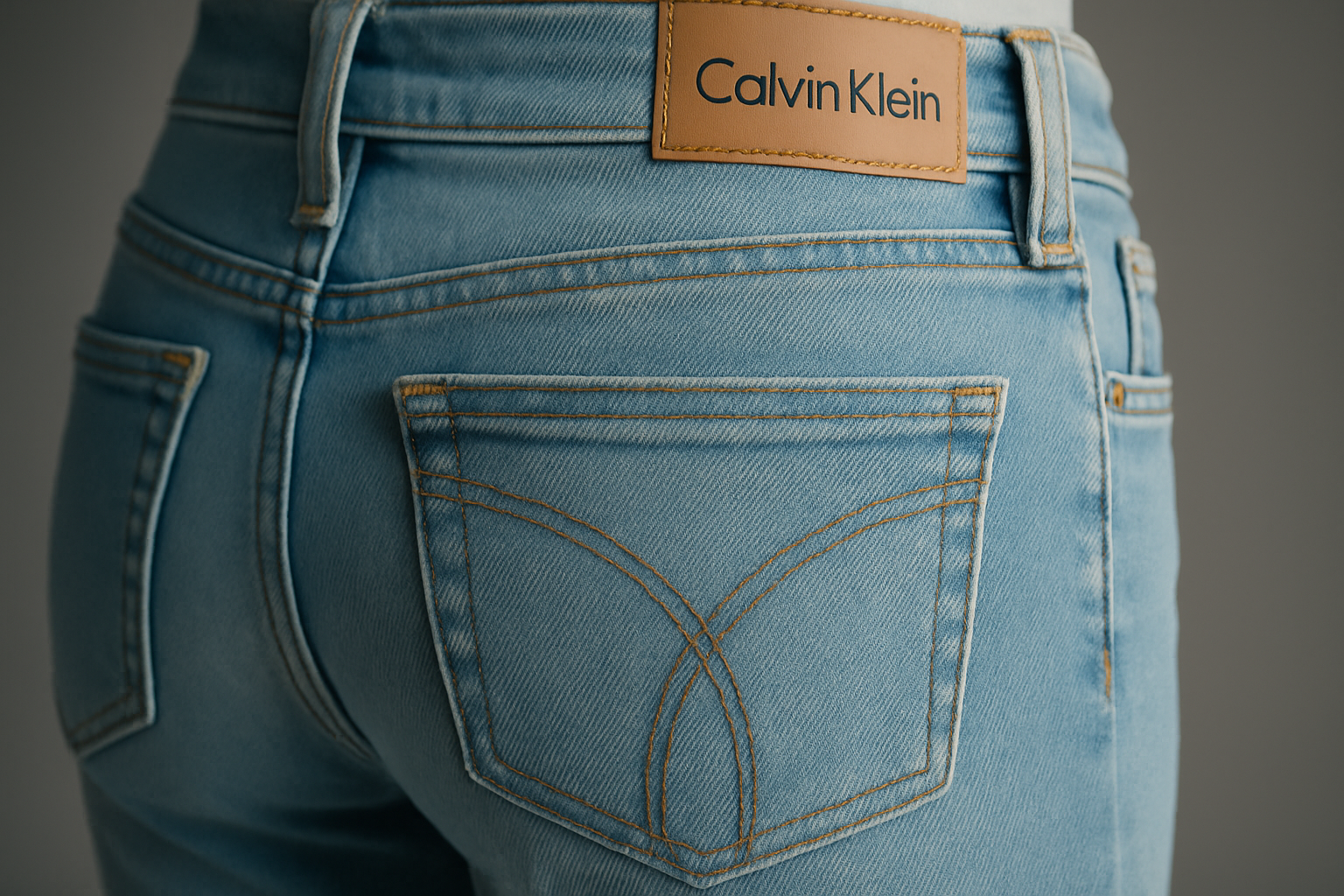 Photo détail construction jean Calvin Klein