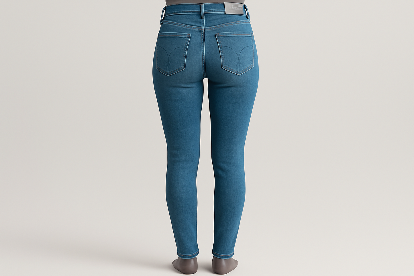 Photo de dos jean Calvin Klein femme