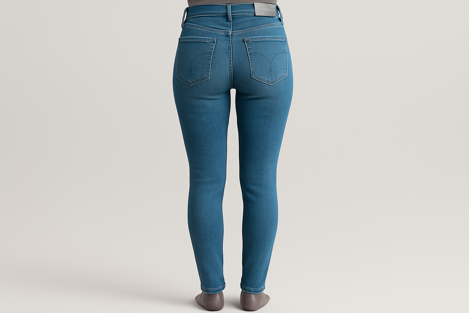 Photo de dos jean Calvin Klein femme