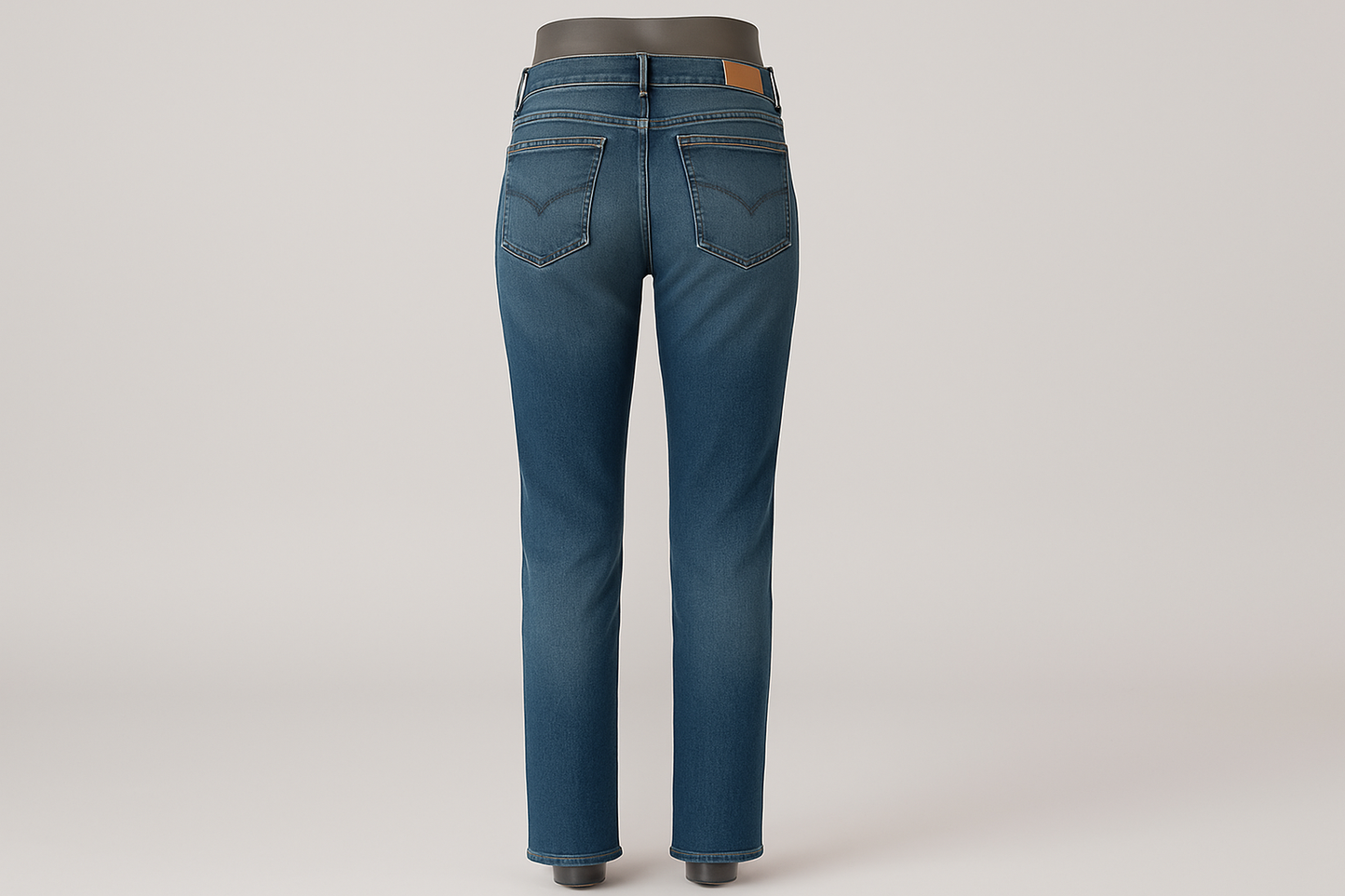 Photo de dos jean dégradé