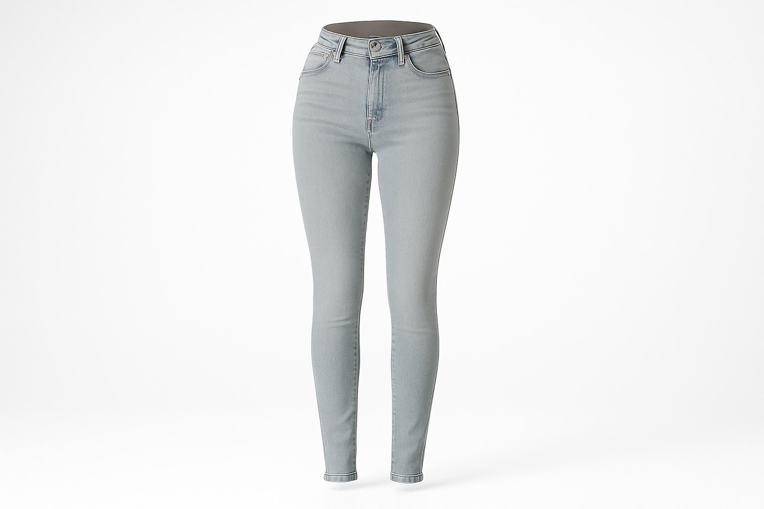 Photo produit jean femme gris clair