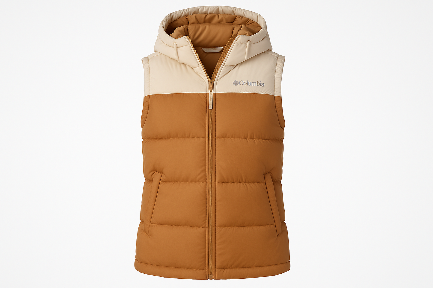 Photo produit premium doudoune Columbia beige/camel