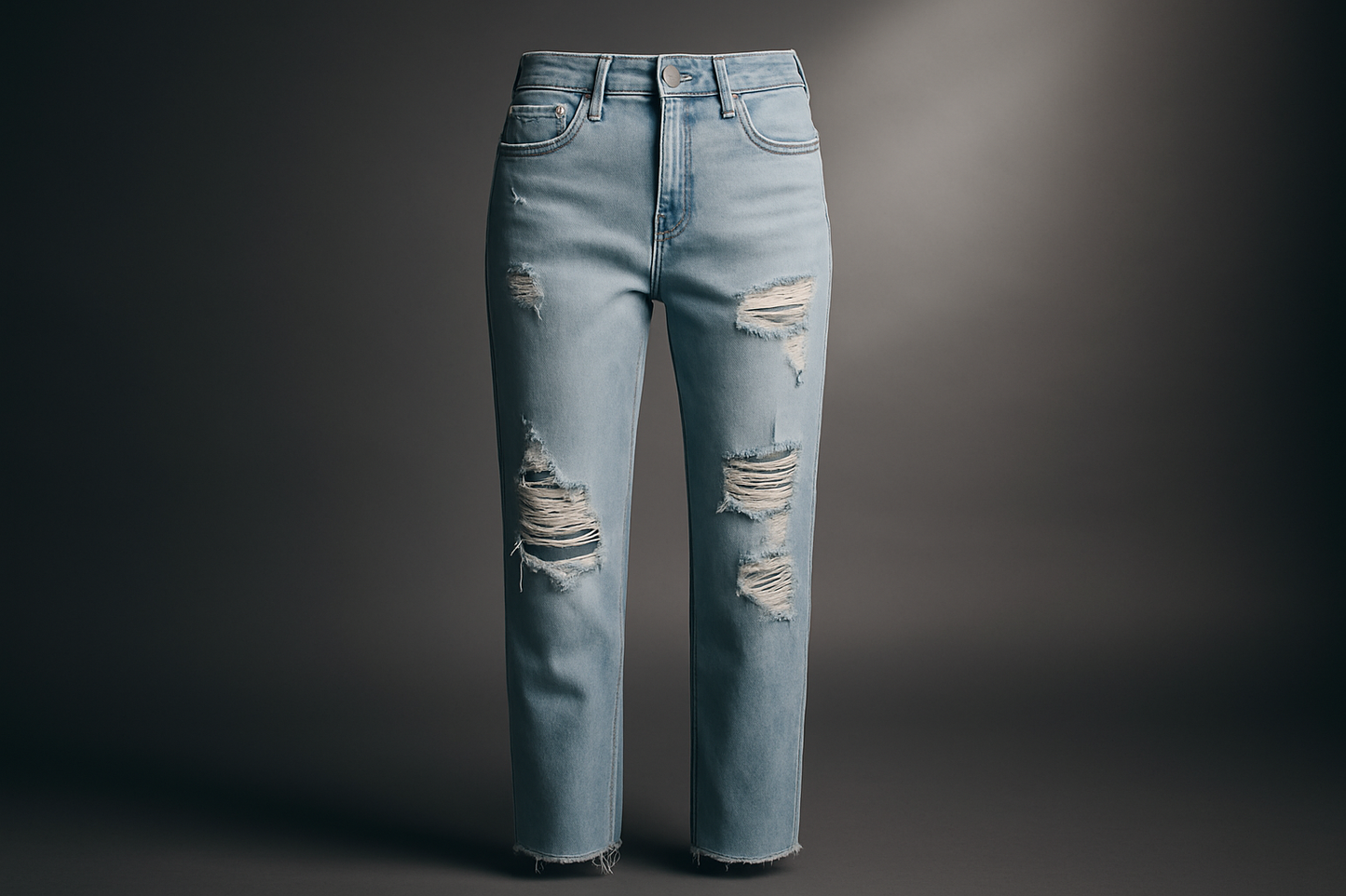 Photo produit premium jean bleu clair