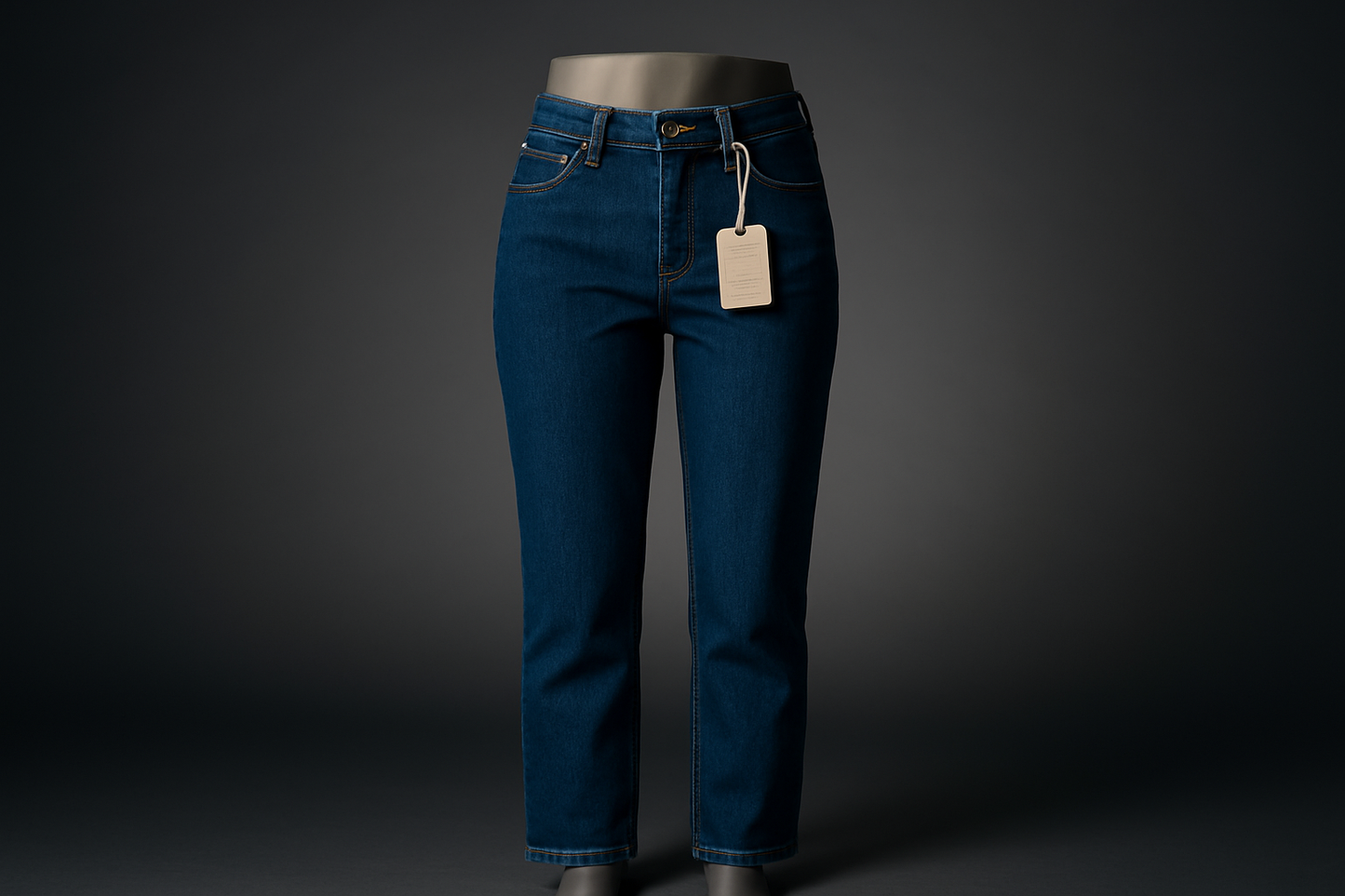 Photo produit premium jean bleu foncé