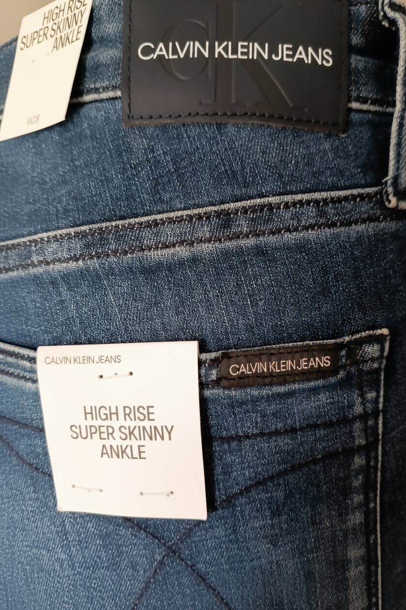 Photos améliorées du jean Calvin Klein