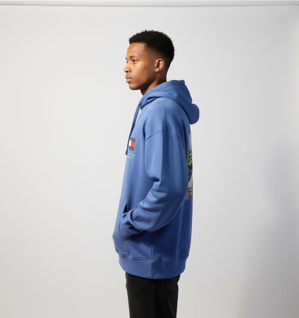 Sweat Tommy Jeans - Vue de profil