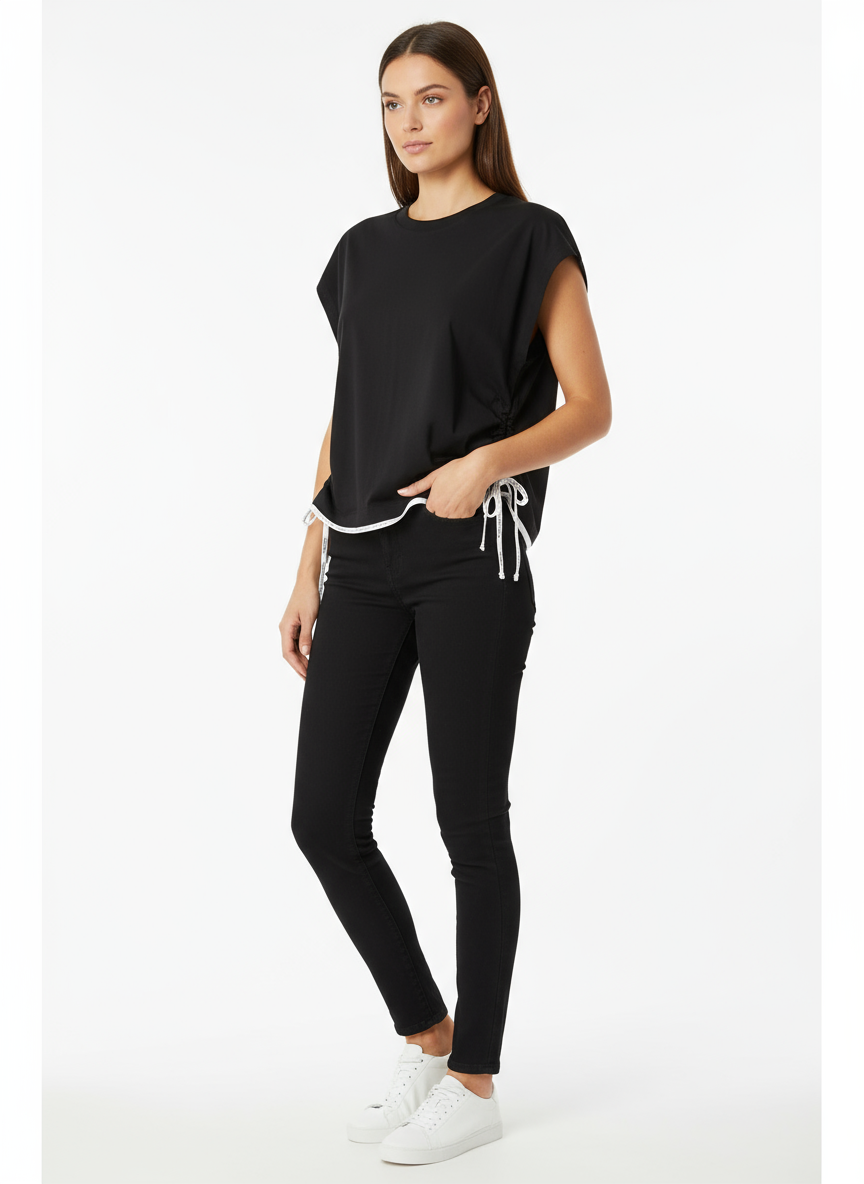 T-shirt Calvin Klein femme - Vue trois-quarts