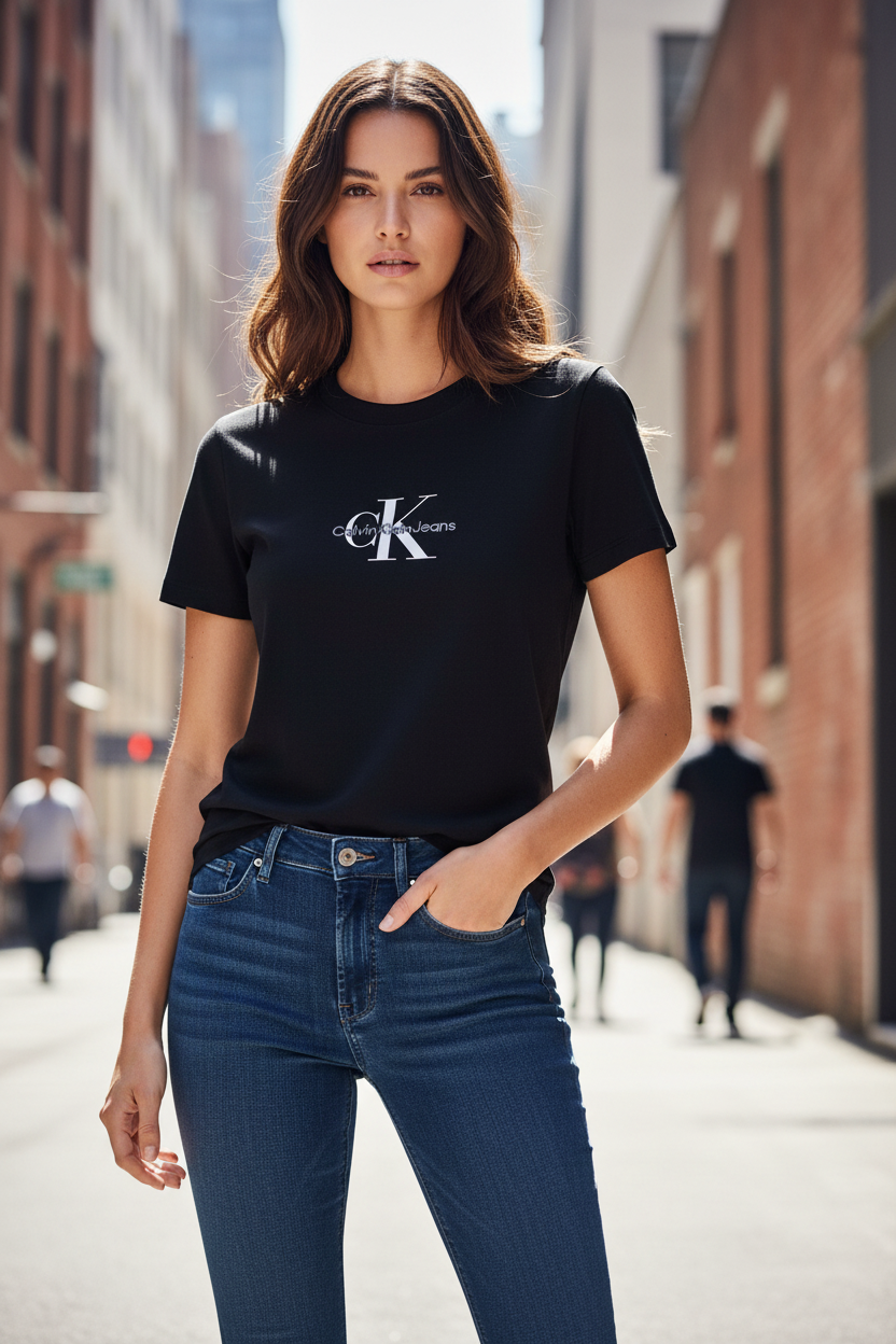 T-Shirt Calvin Klein Jeans – Shooting Urbain
