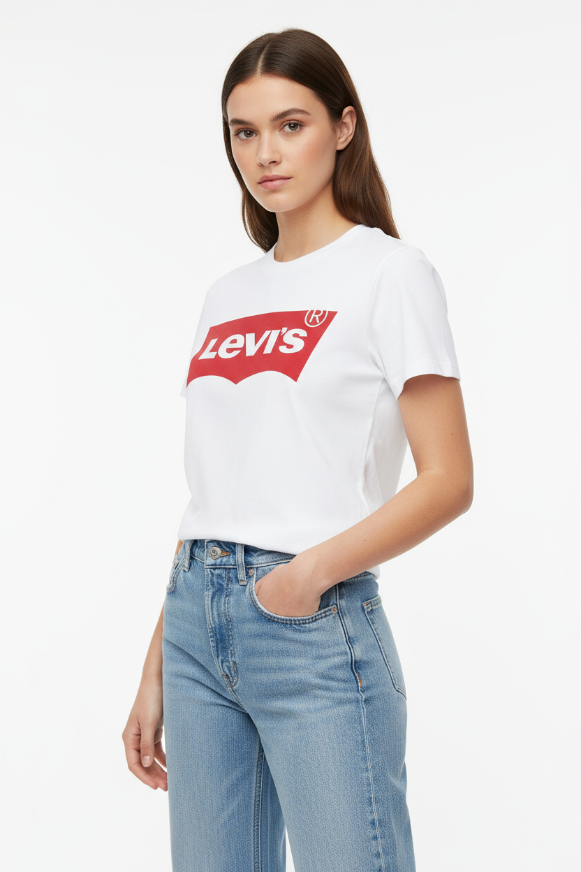 T-shirt Levi's femme - Vue trois-quarts