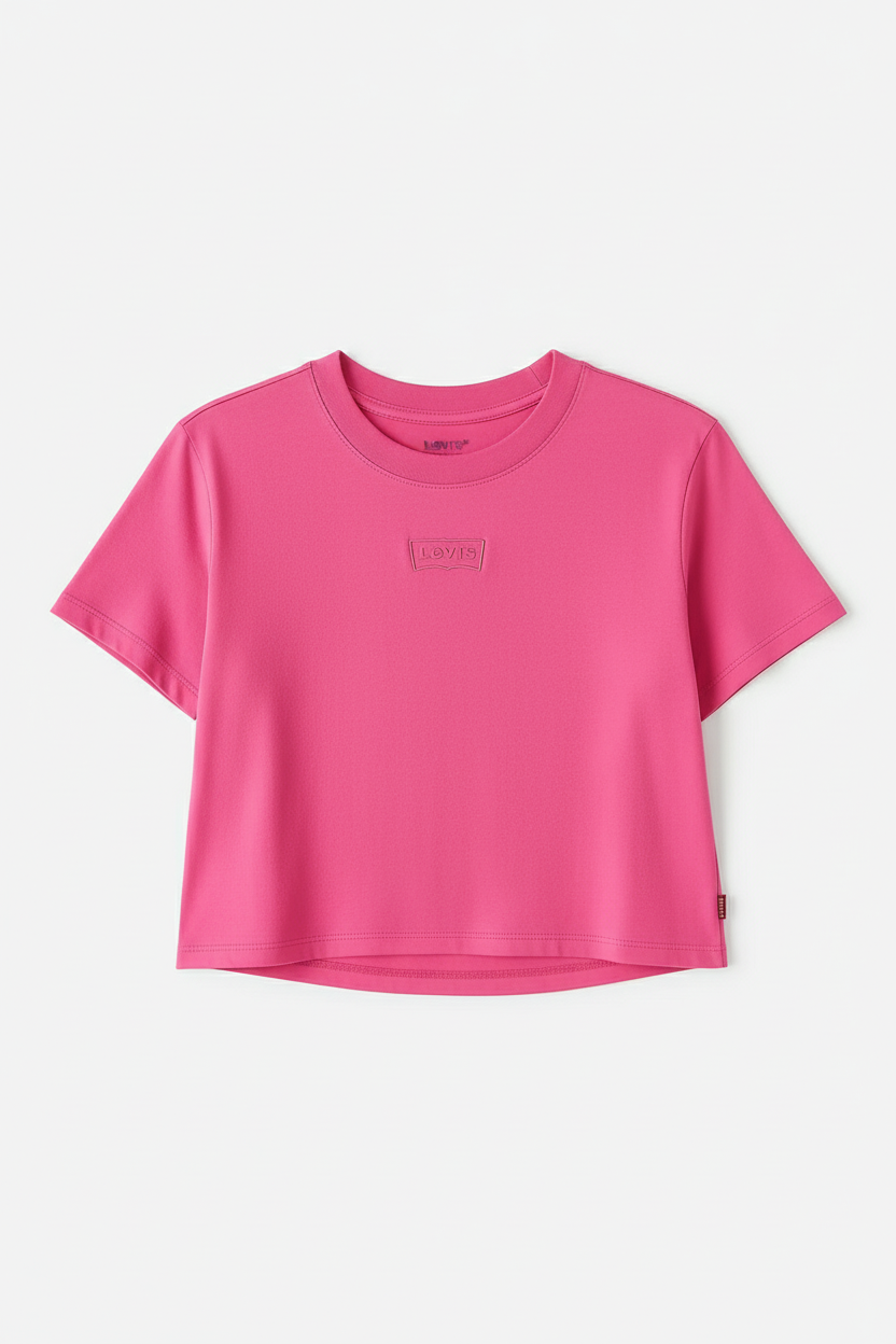 T-shirt Levi's rose à plat
