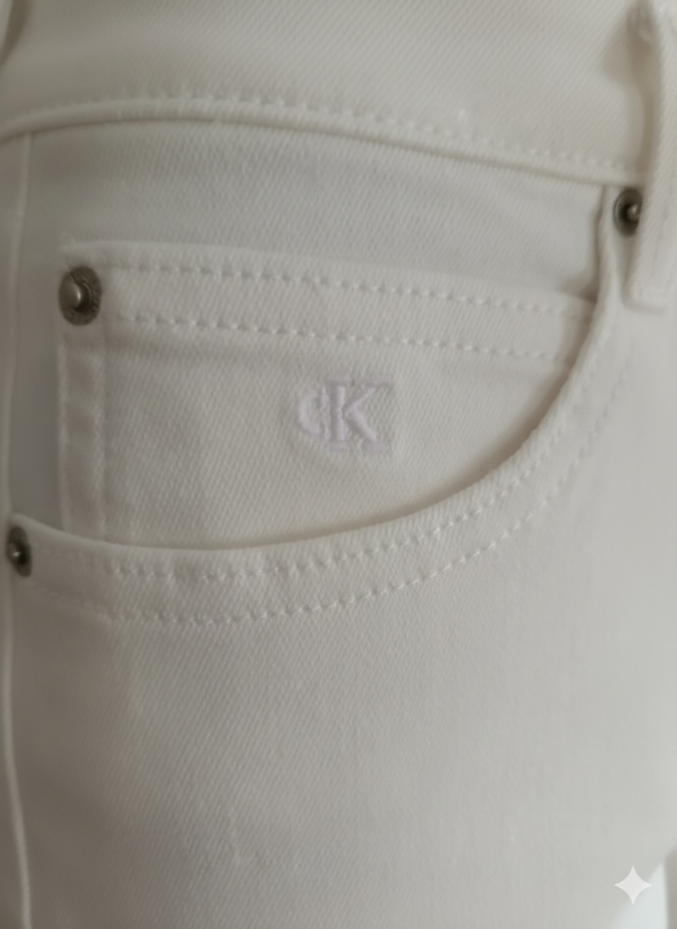 Le jean femme blanc ultime : Calvin Klein Skinny W28 L30