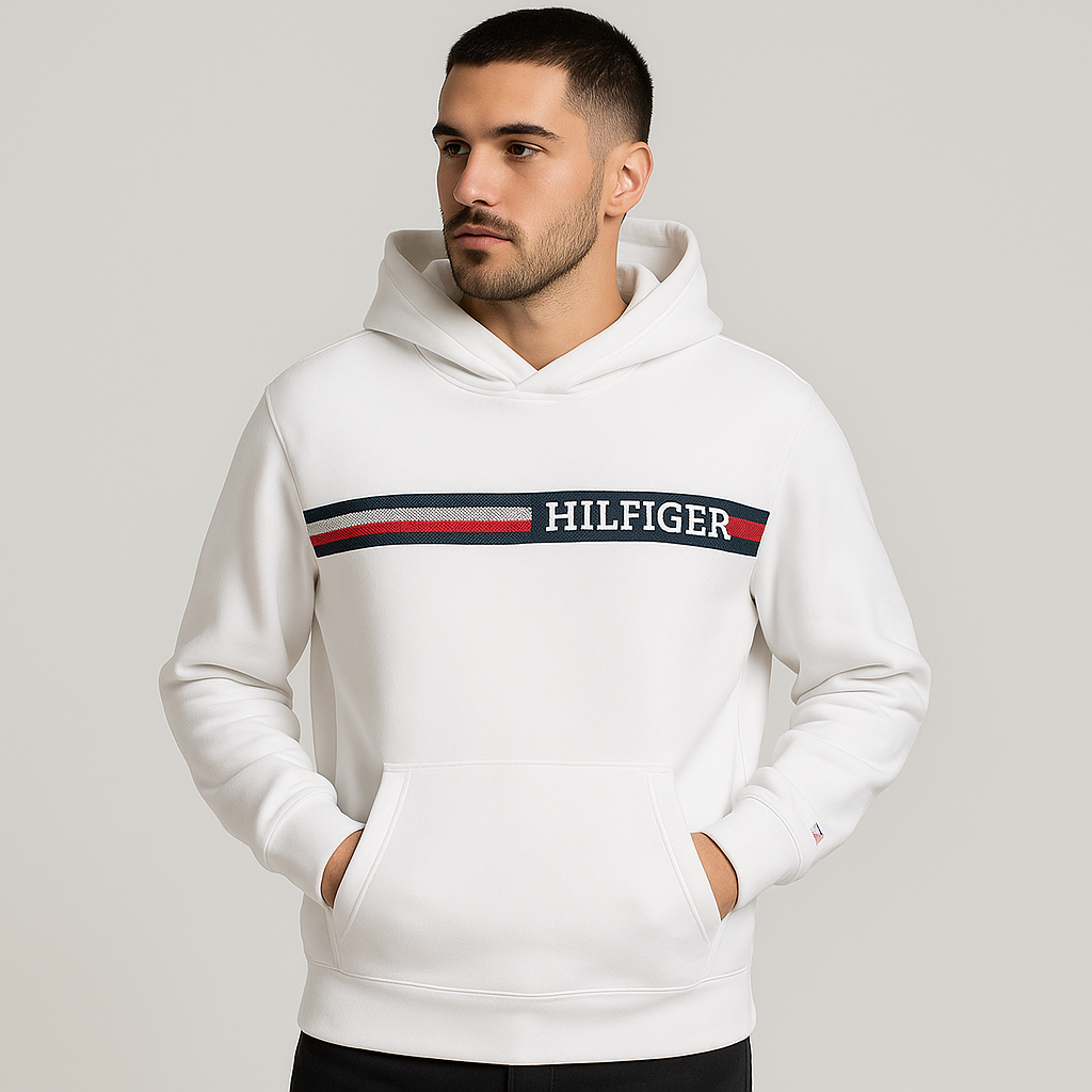 Vue de face hoodie Tommy