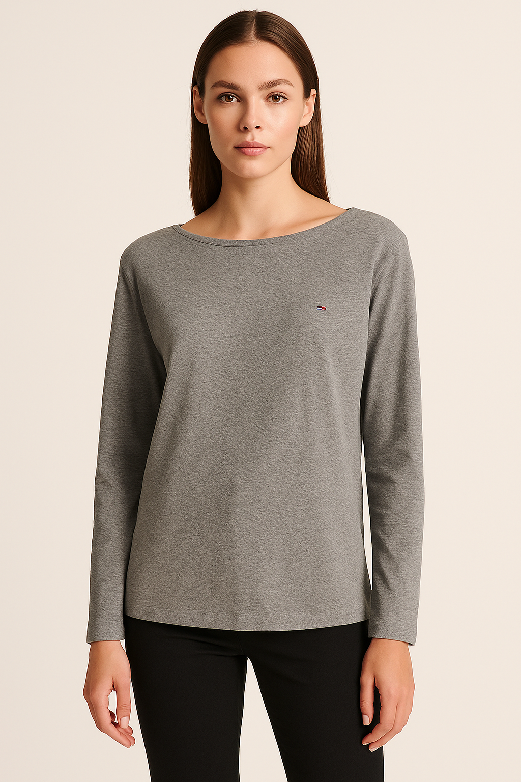 Vue de face Tommy manches longues